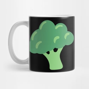 Fresh broccoli cartoon design. Mug